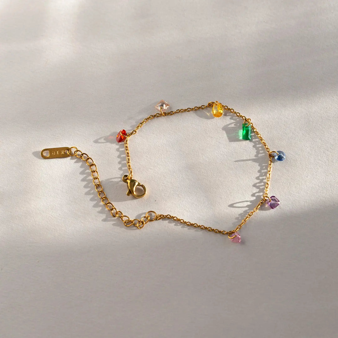 Sky - Multi Colored Chain Bracelet Stainless Steel Timi of Sweden