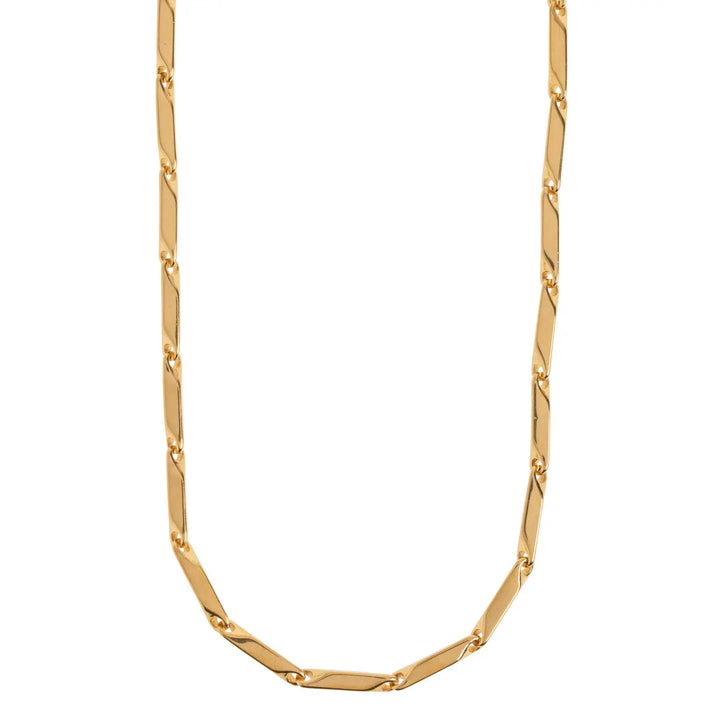 Aziel - Geometric Link Necklace Stainless Steel