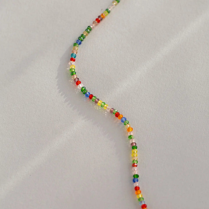 Felicia - Colorful Glass Bead Necklace Timi of Sweden