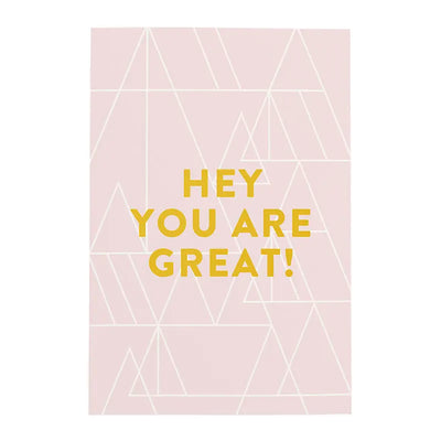 Hey You are Great Notebook
