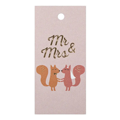 Mr. & Mrs. Gift Tag