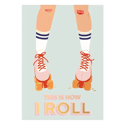 This is How I Roll Postcard