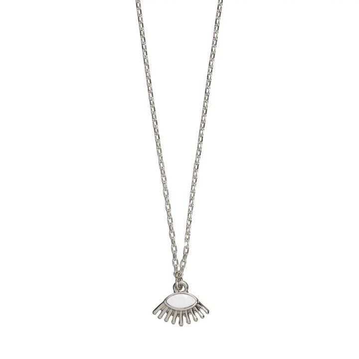 Eyes on me Necklace Silver