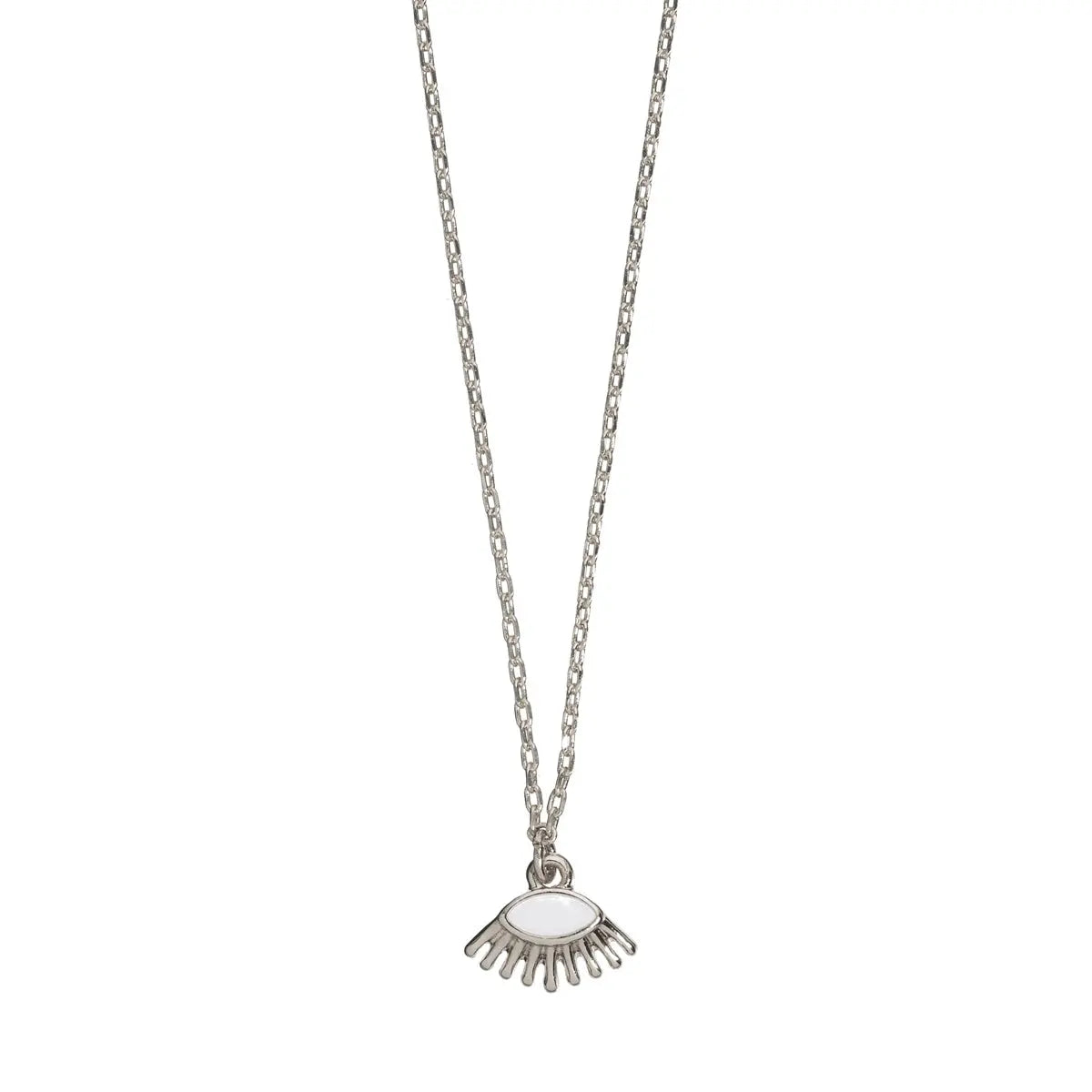 Eyes on me Necklace Silver