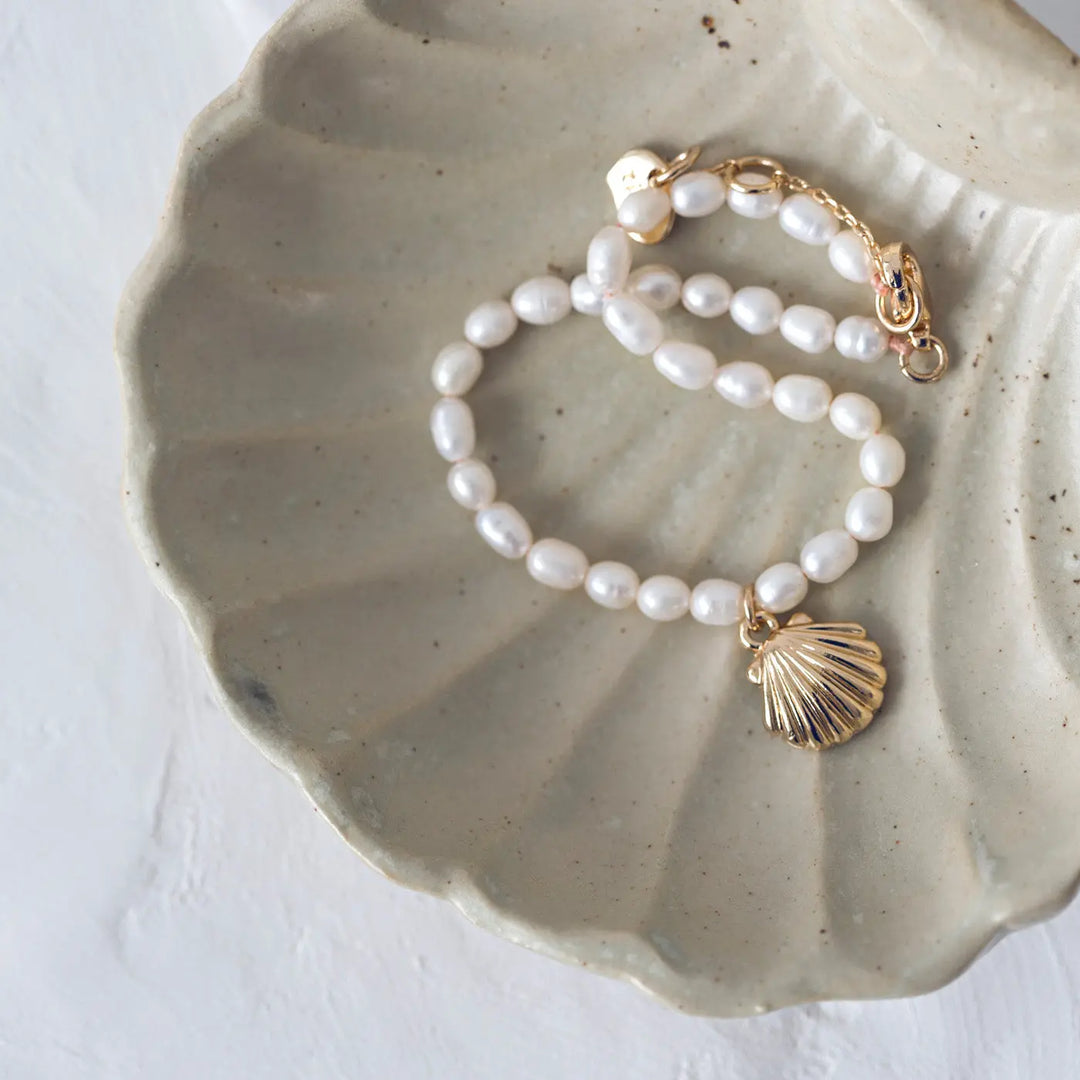 Mermaid Shell and Pearl Bracelet Timi of Sweden