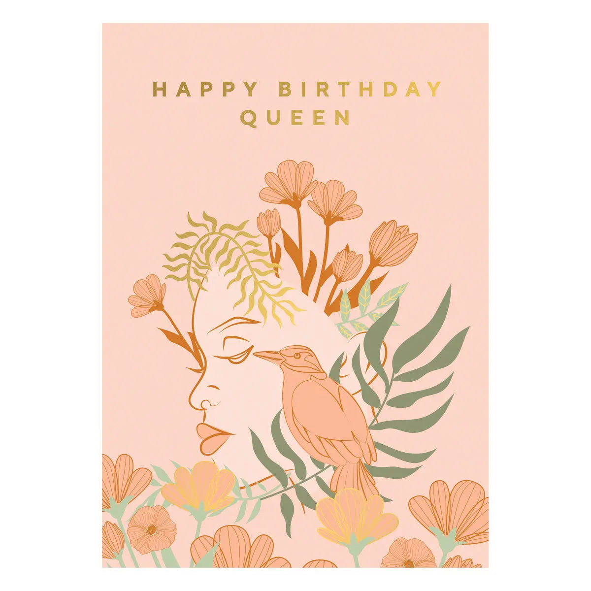 Happy Birthday Queen Postcard
