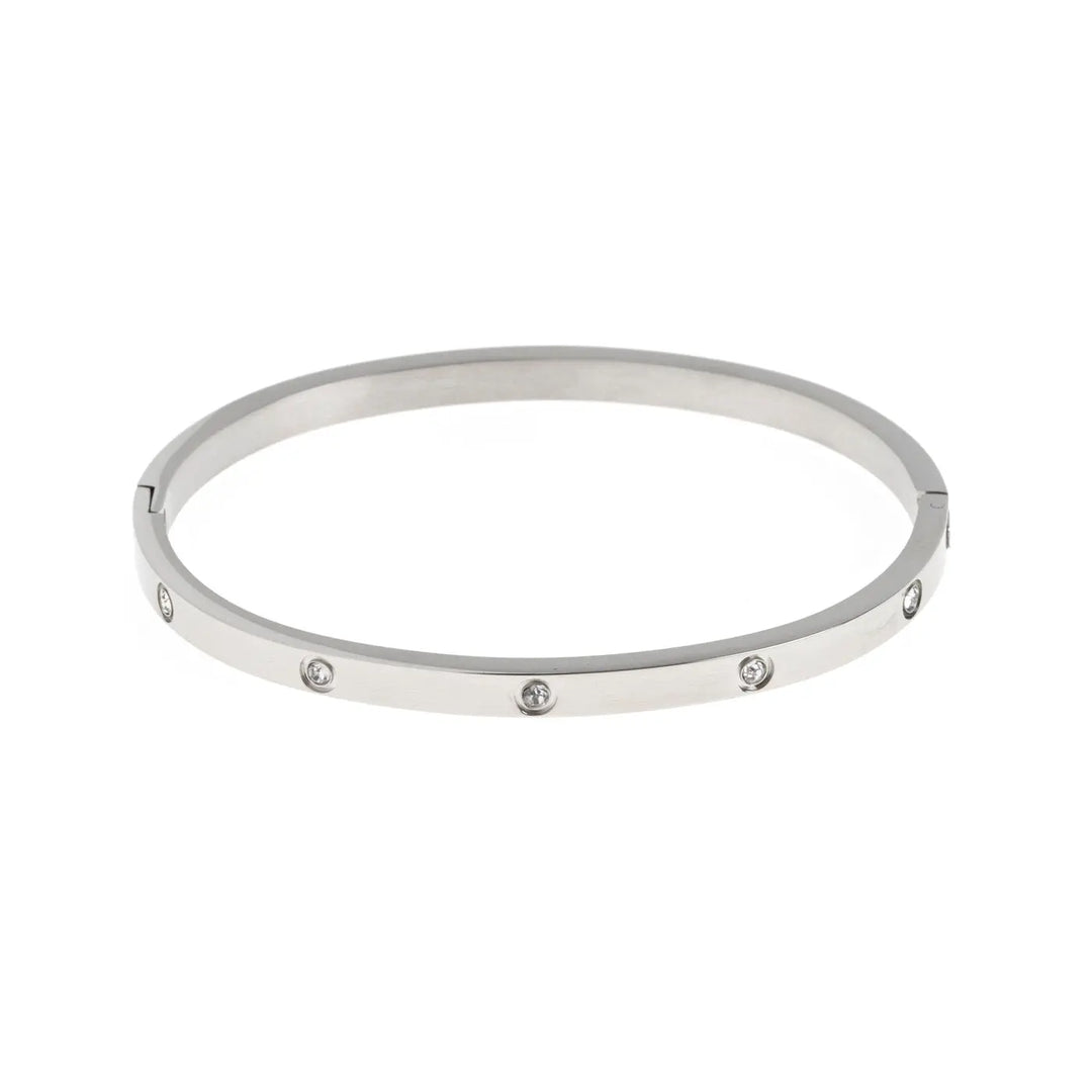 Fay - Crystal Bangle Stainless Steel Timi of Sweden