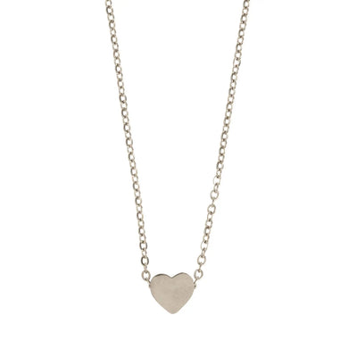 Sarah - Sliding Heart Necklace Stainless Steel